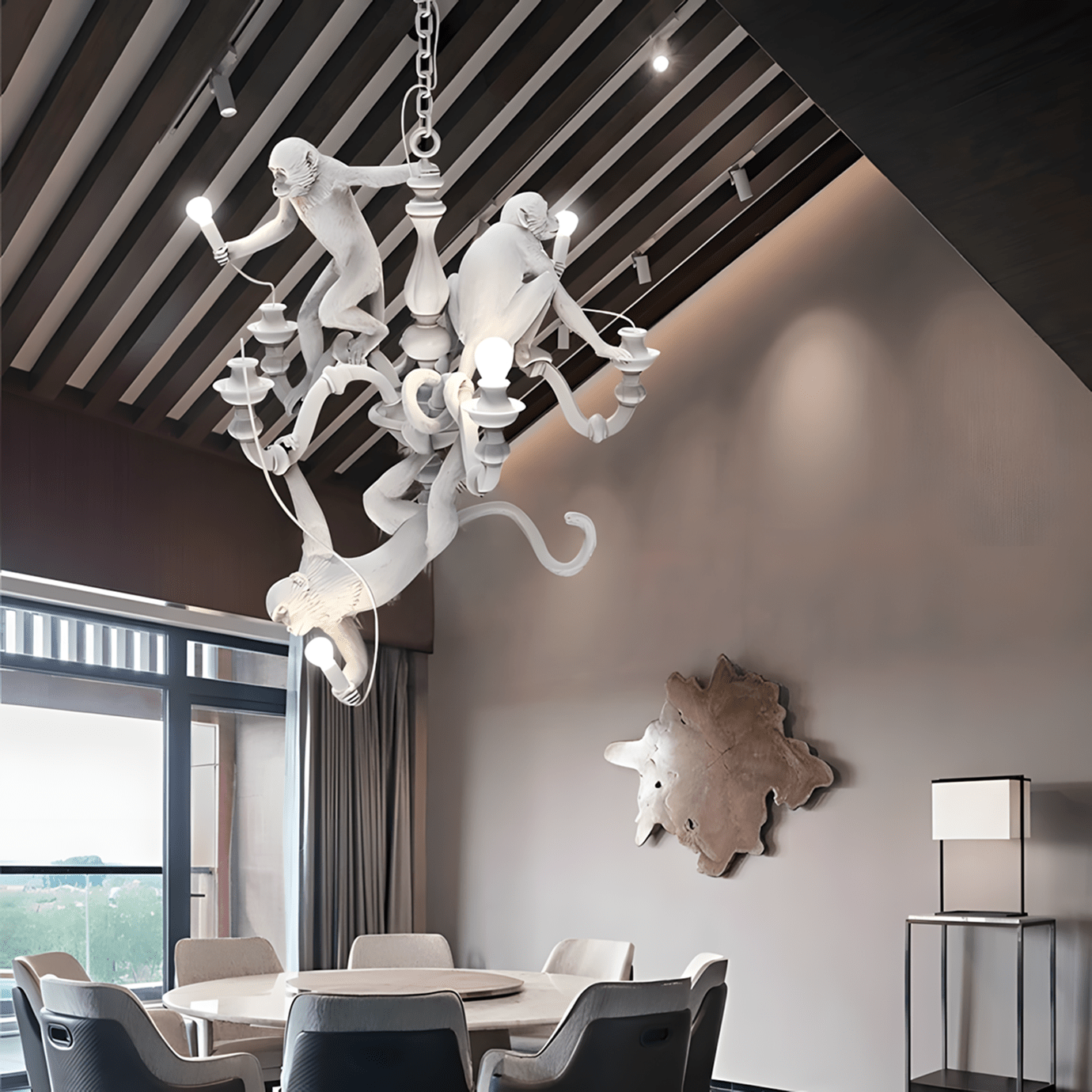 Monkey Chandelier