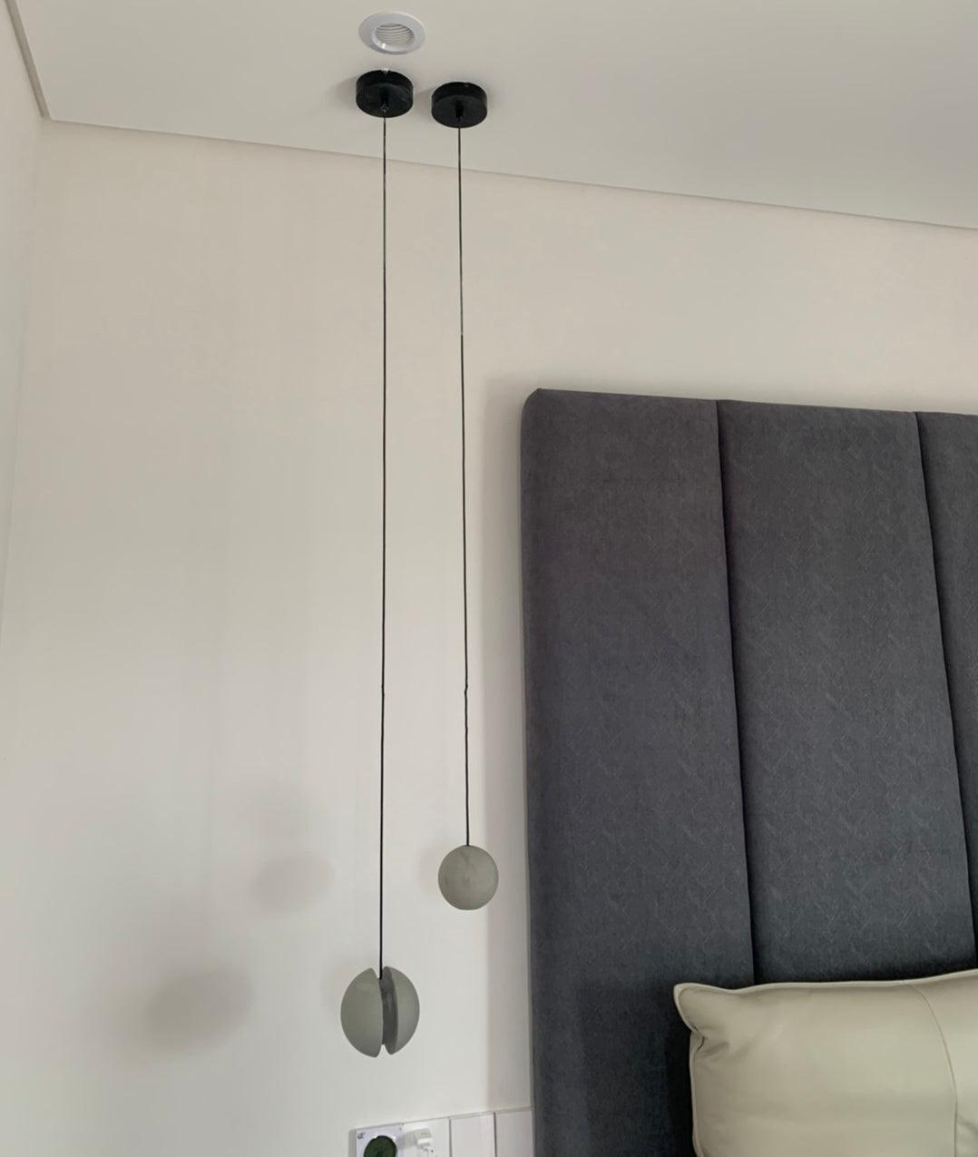 Moon Concrete Pendant Lamp