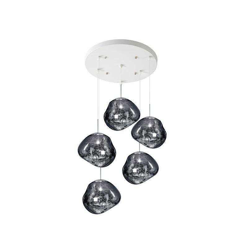 Multi Lava Round Chandelier - ZozHome