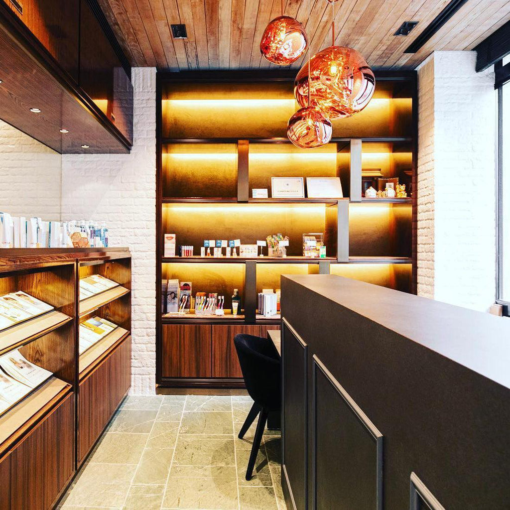 Multi Lava Round Chandelier