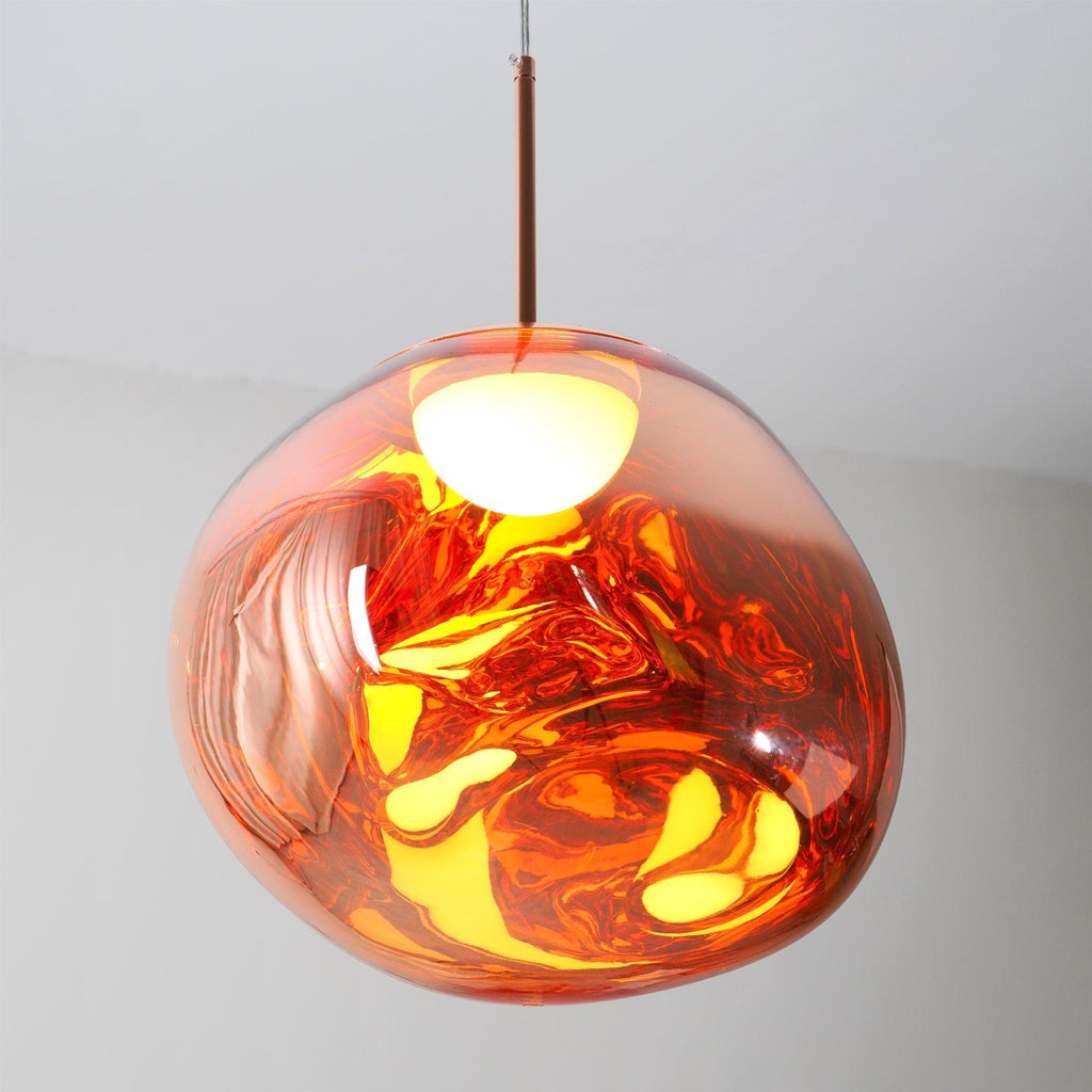 Multi Lava Round Chandelier