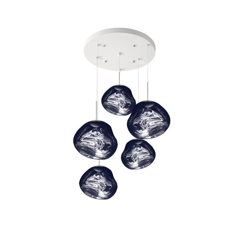 Multi Lava Round Chandelier - ZozHome