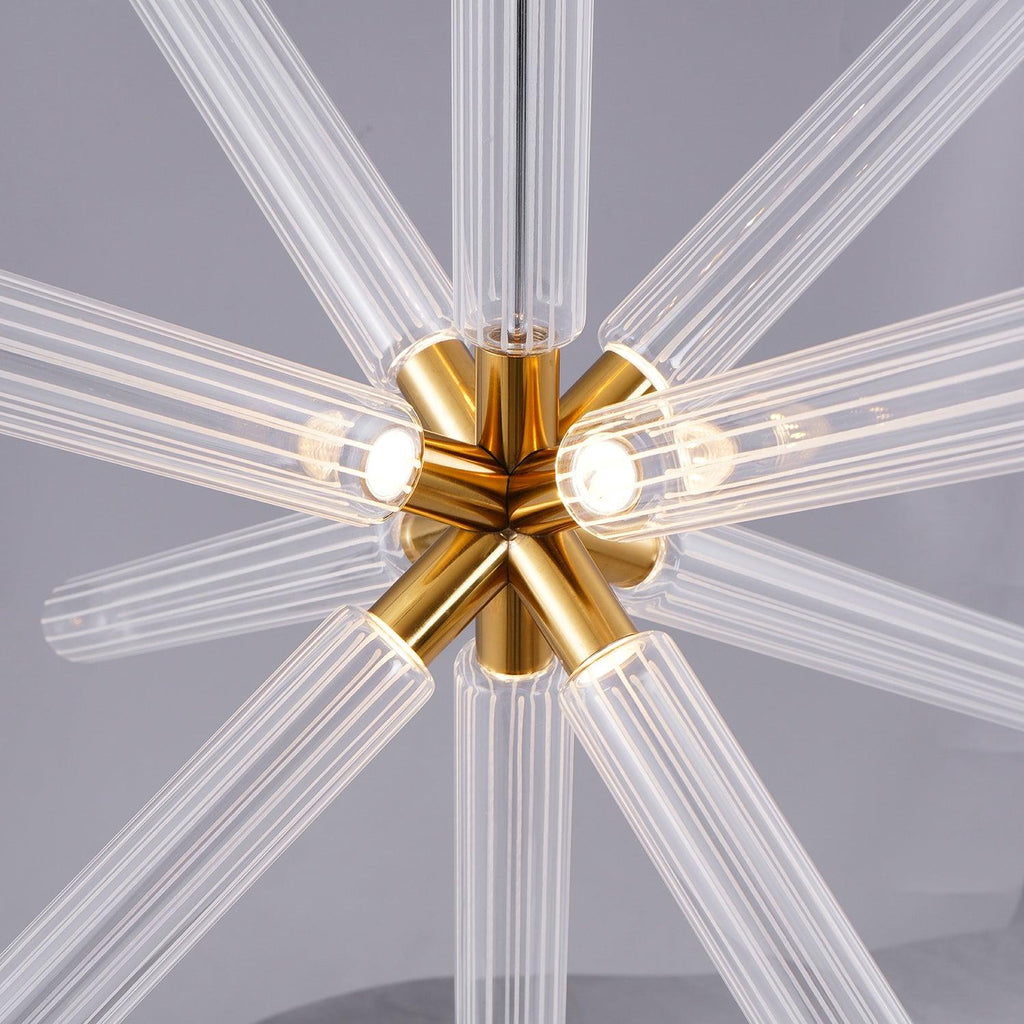 Multi-tube Glass Pendant Light