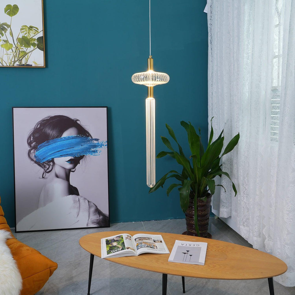 Multi-tube Glass Pendant Light