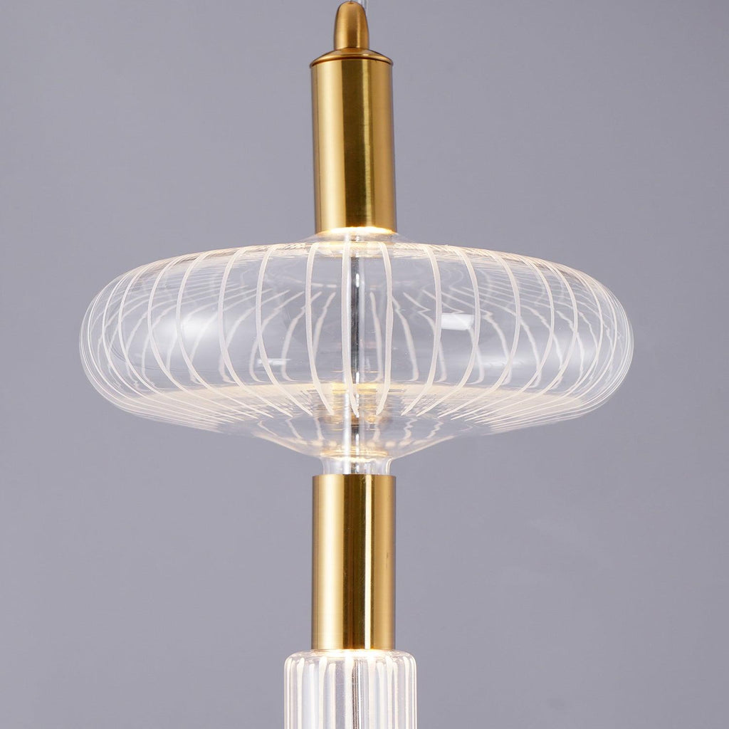 Multi-tube Glass Pendant Light