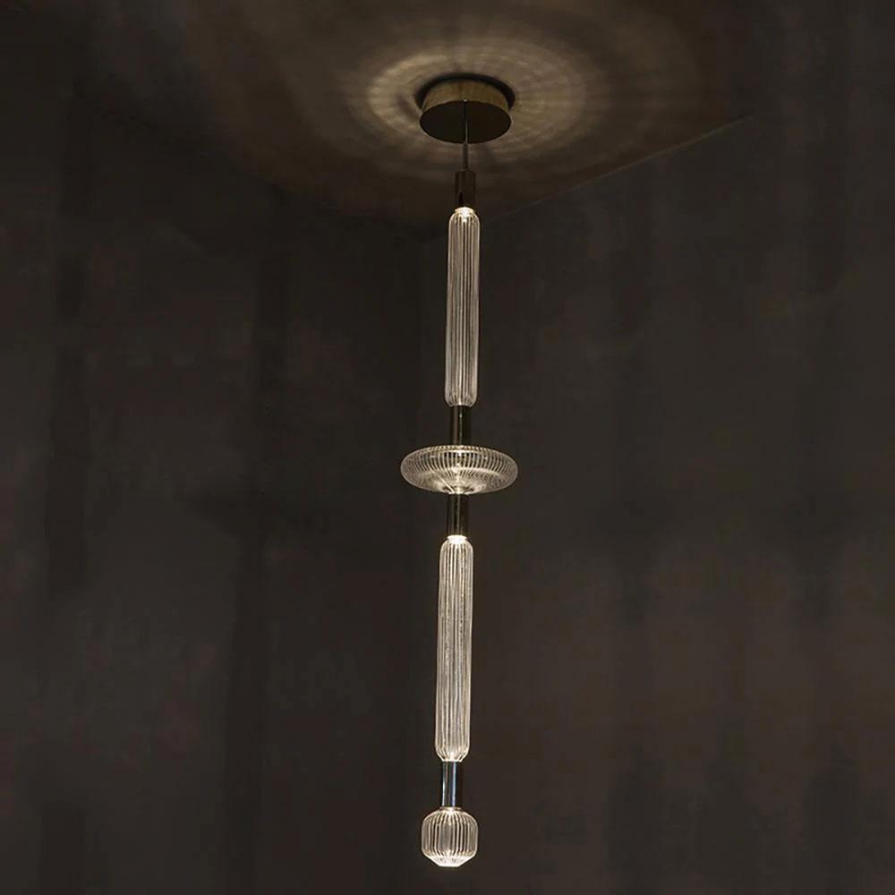 Multi-tube Glass Pendant Light