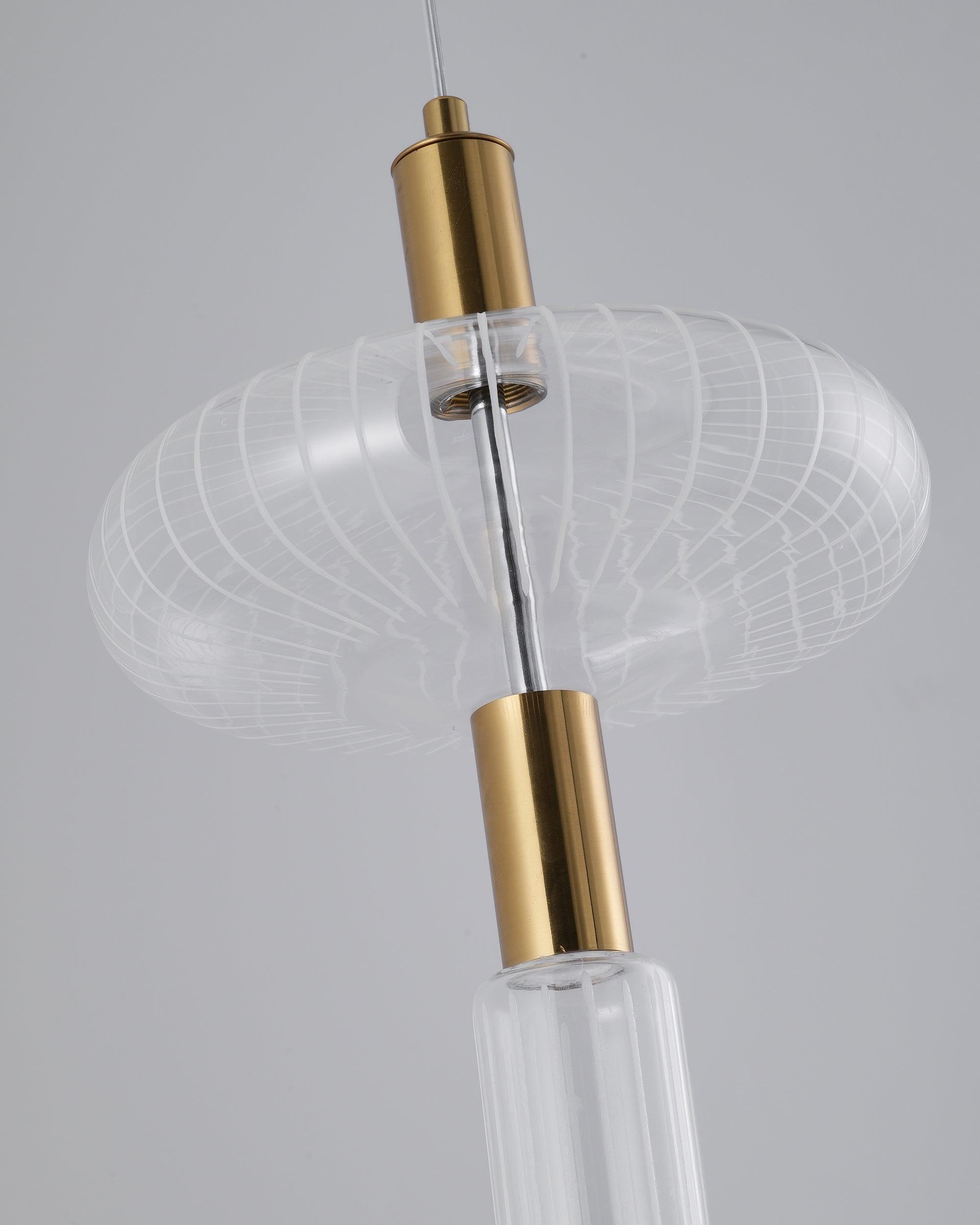 Multi-tube Glass Pendant Light