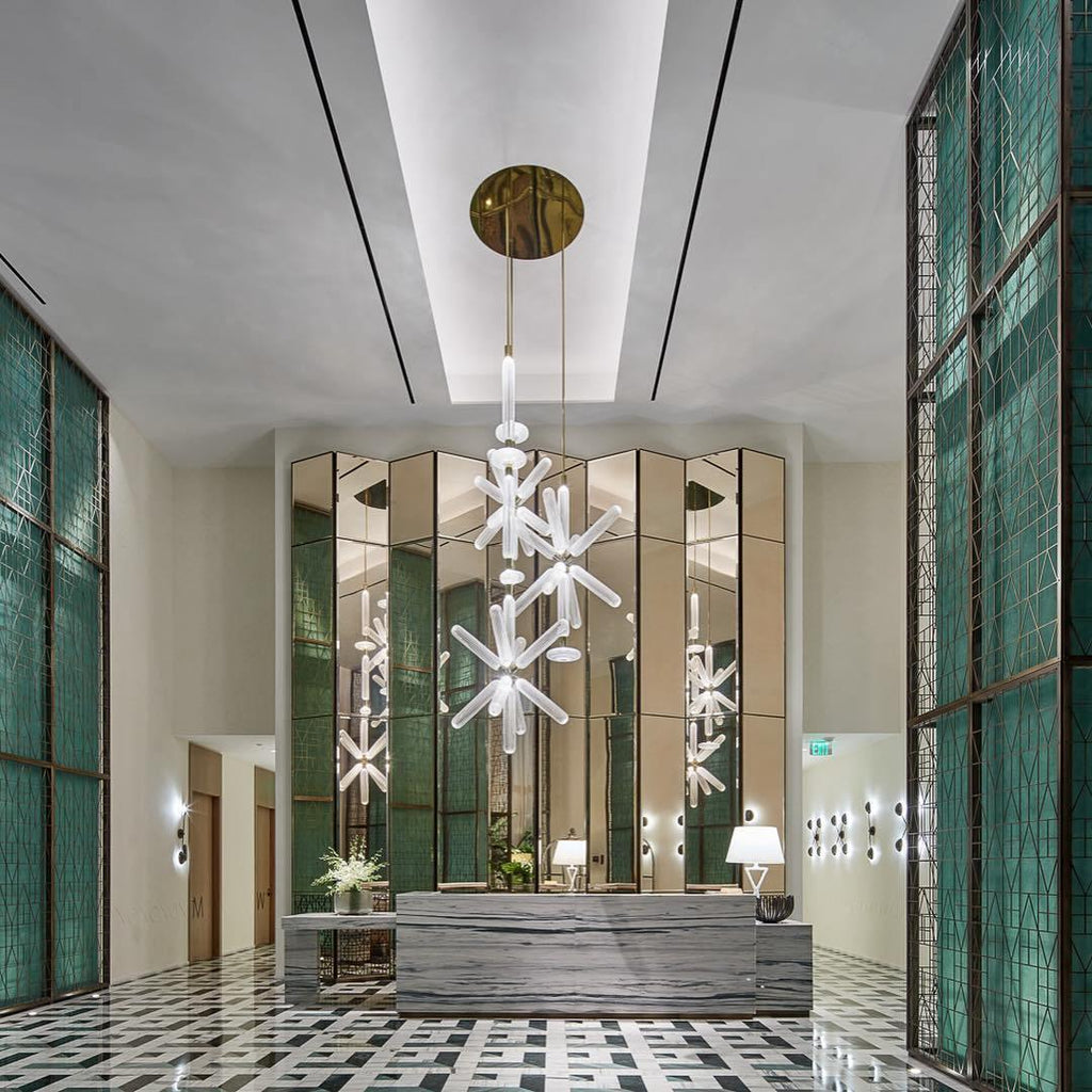 Multi-tube Glass Pendant Light