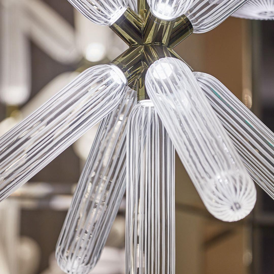 Multi-tube Glass Pendant Light