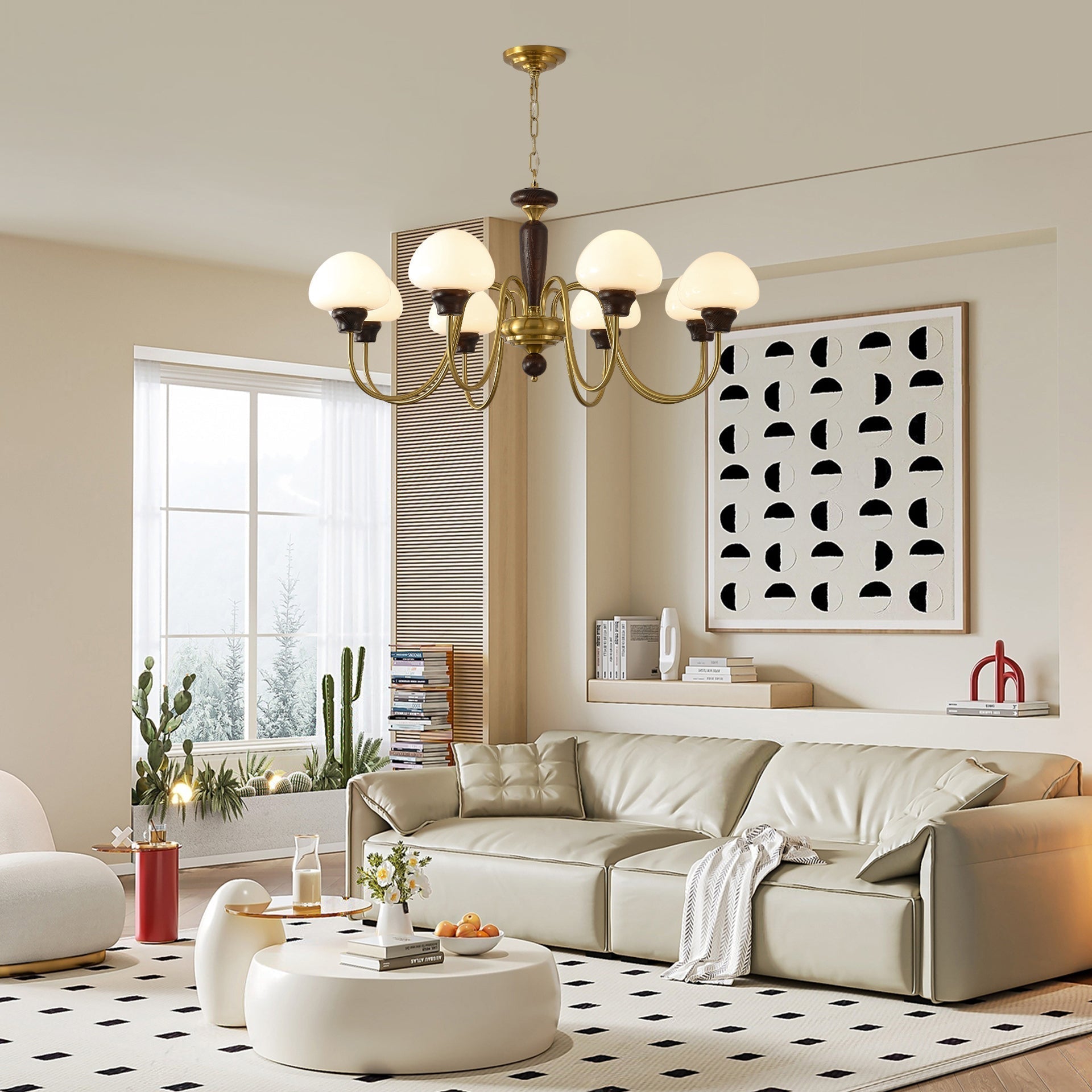 Mushroom Cap Chandelier - ZozHome