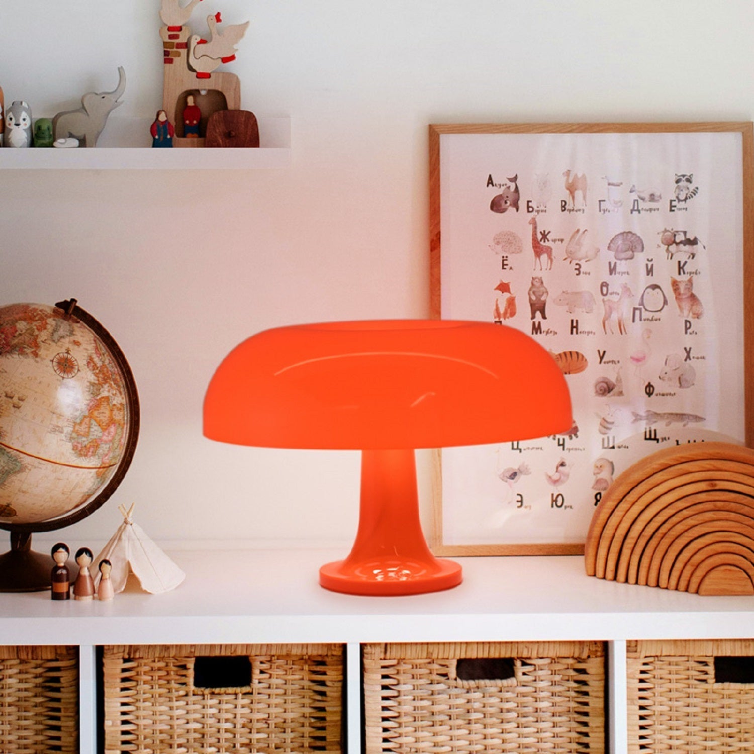 Mushroom Table Lamp Rechargeable