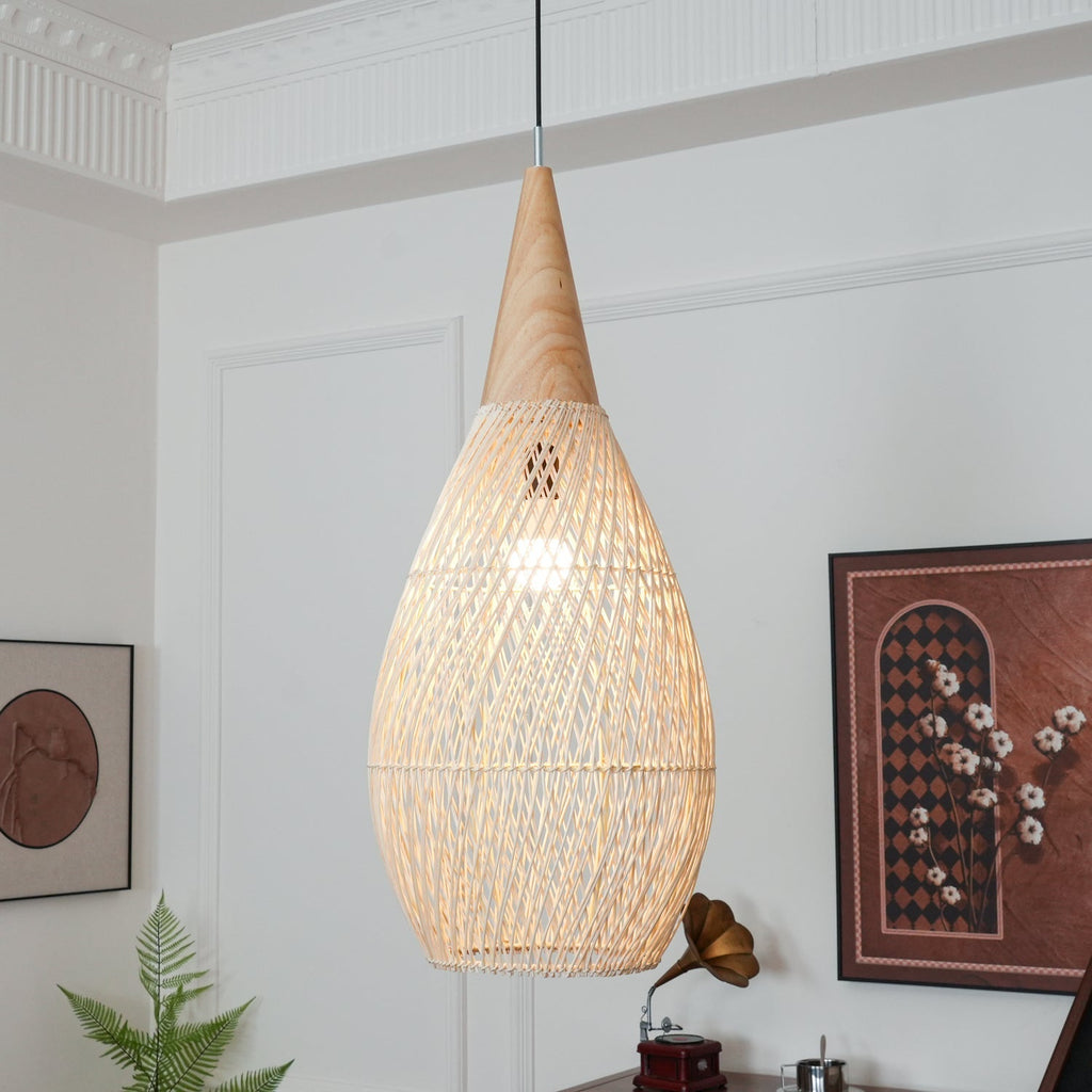 Natura Braided Rattan Pendant Lamp
