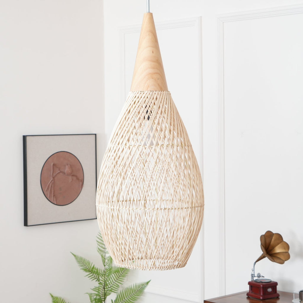 Natura Braided Rattan Pendant Lamp