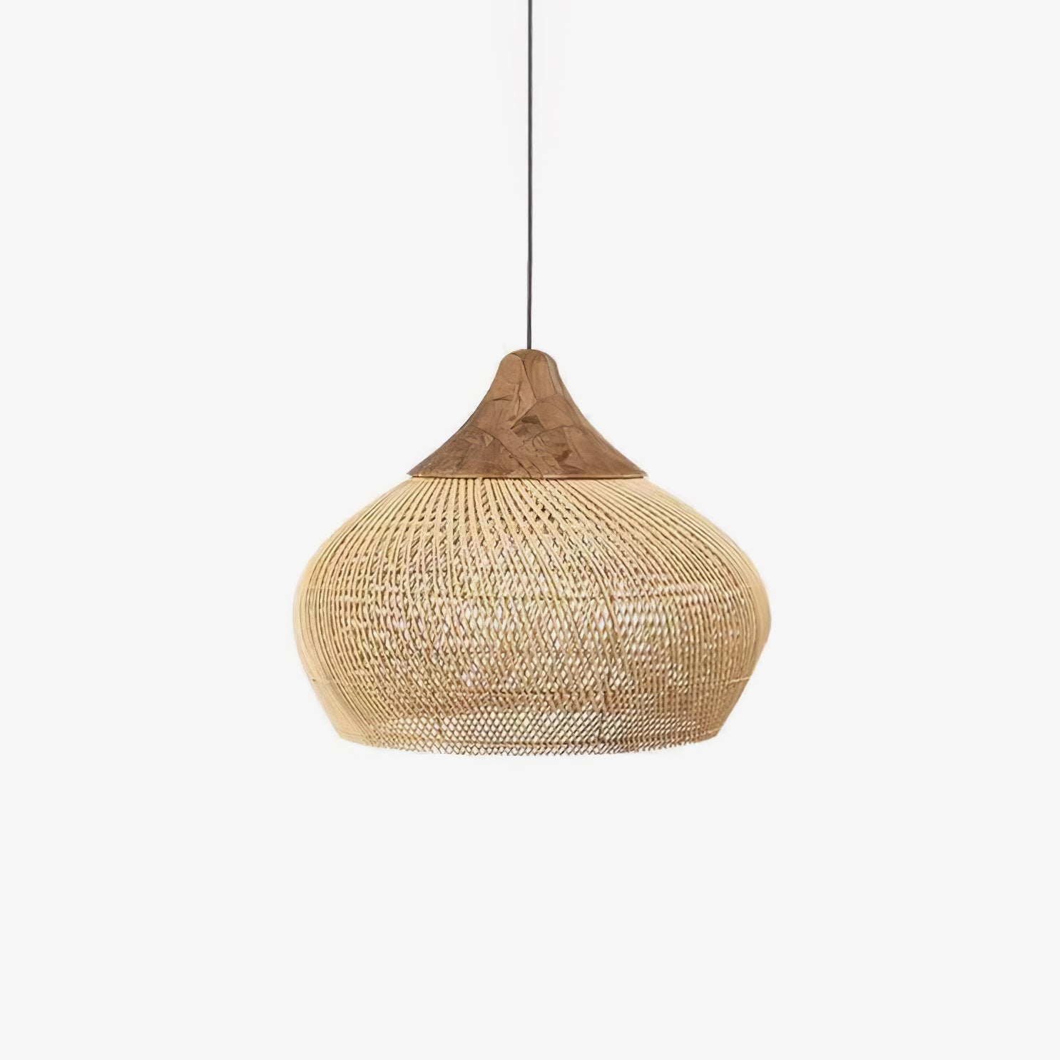 Natura Braided Rattan Pendant Lamp