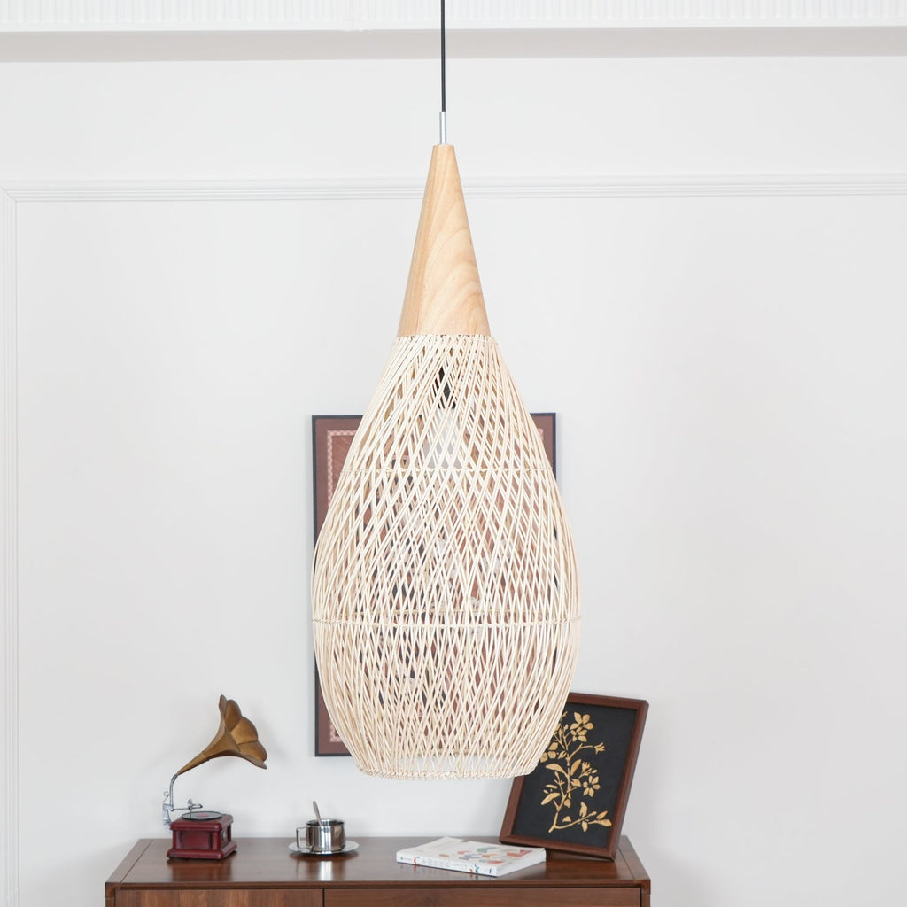 Natura Braided Rattan Pendant Lamp
