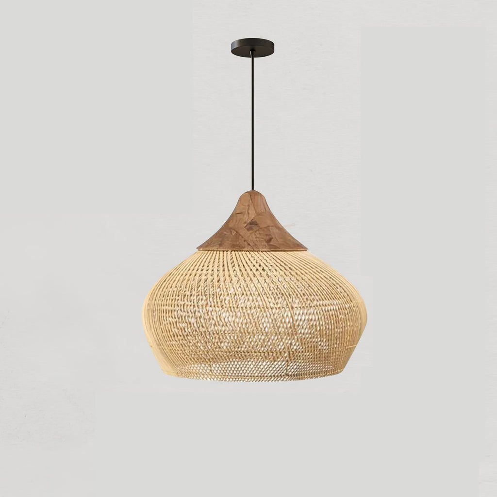 Natura Braided Rattan Pendant Lamp