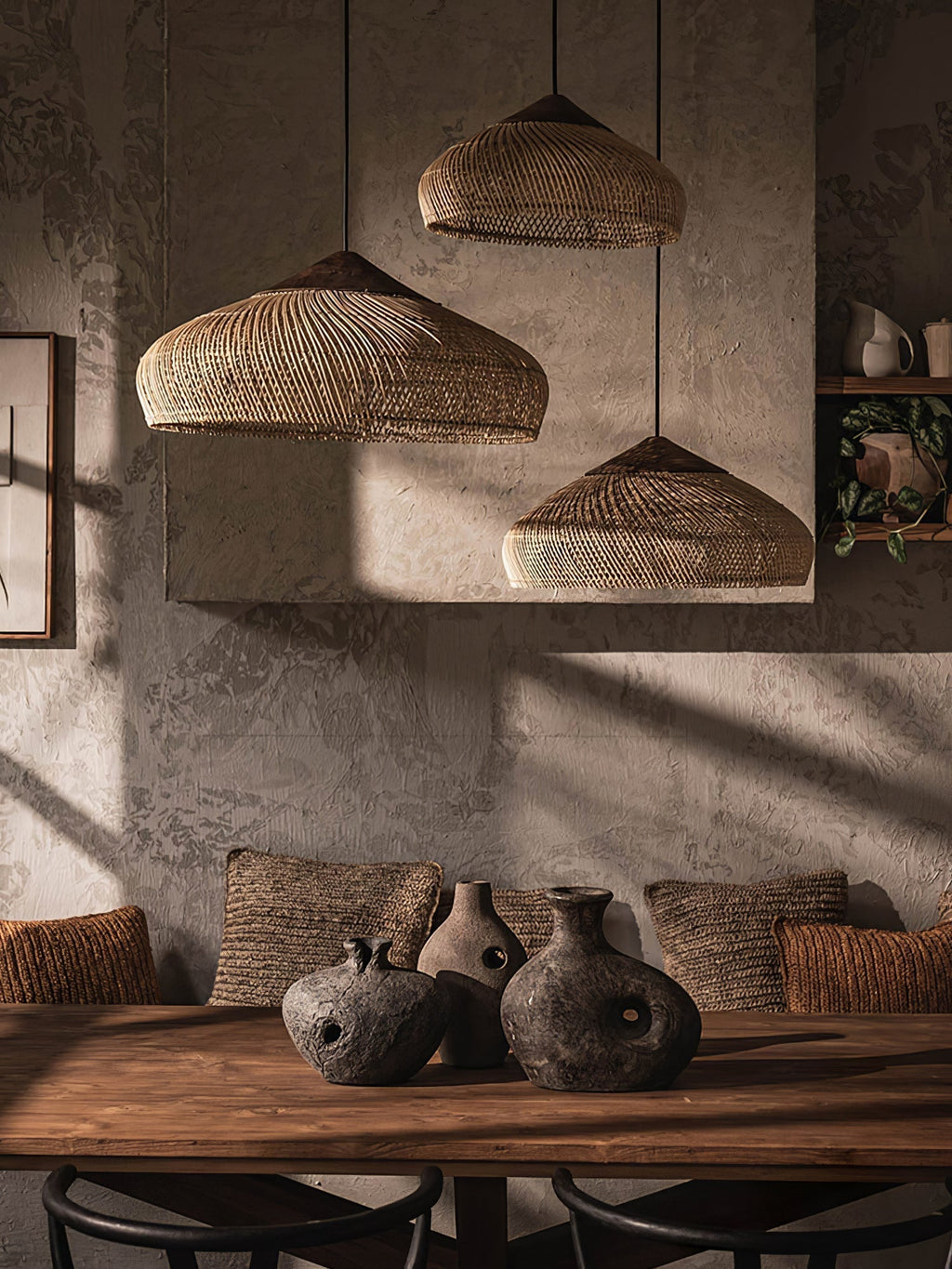 Natura Braided Rattan Pendant Lamp