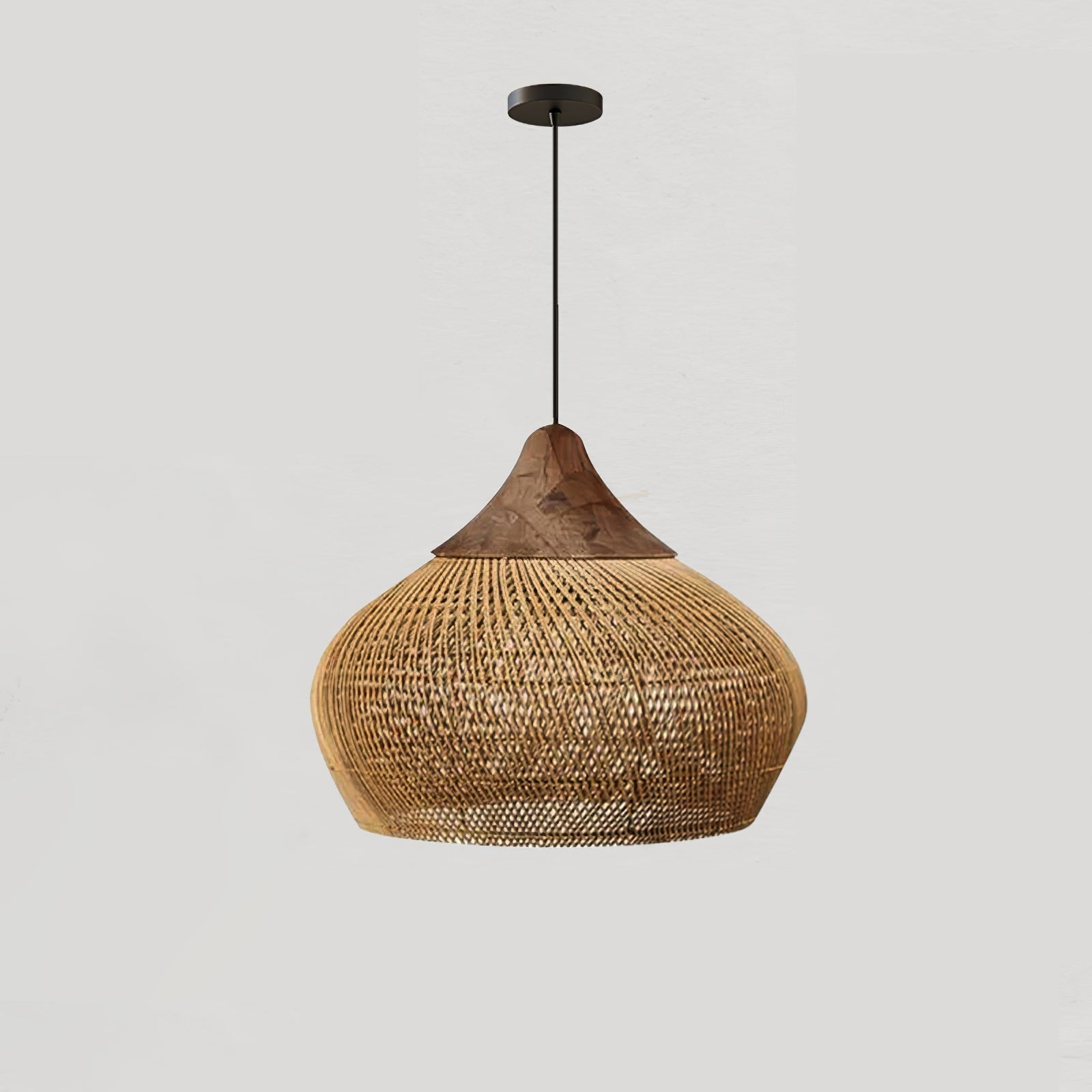 Natura Braided Rattan Pendant Lamp