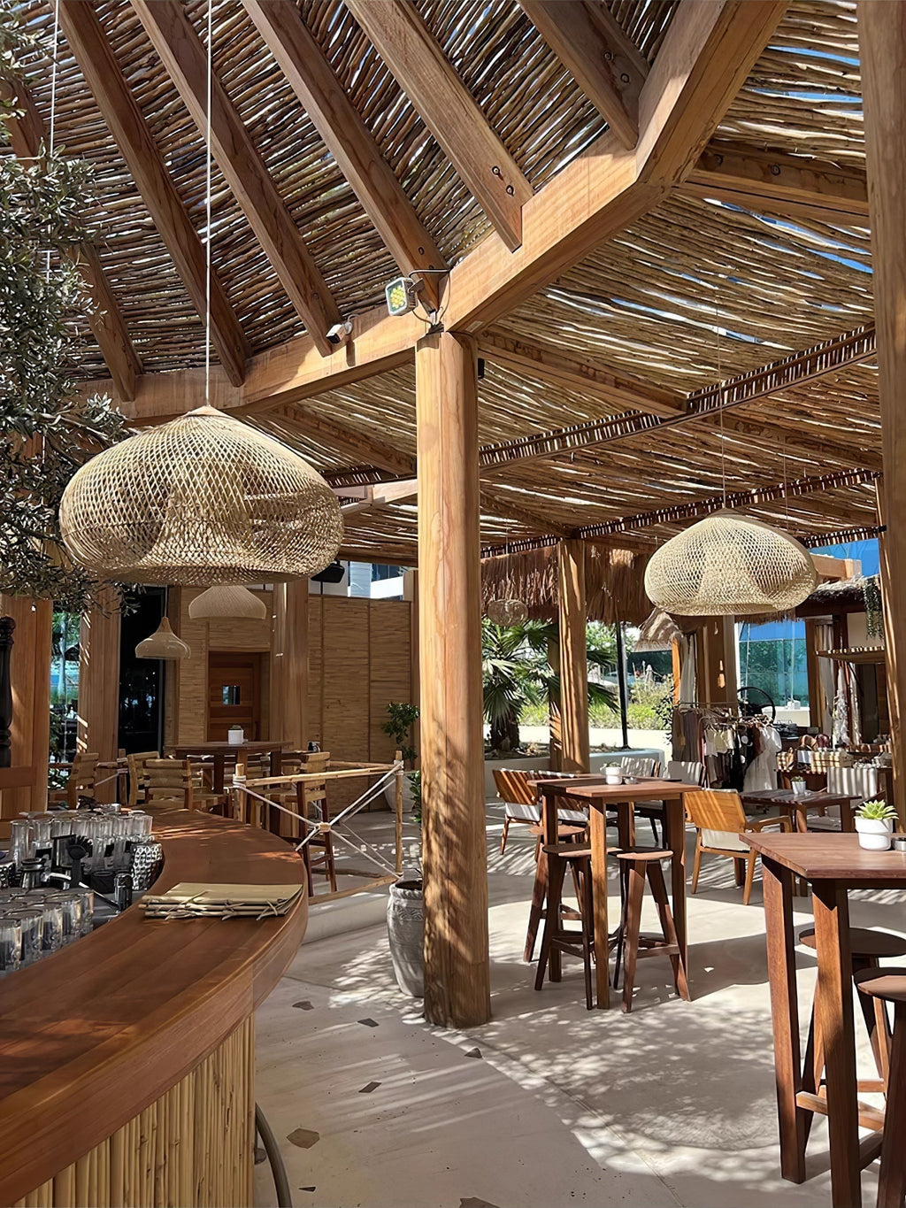 Natura Braided Rattan Pendant Lamp