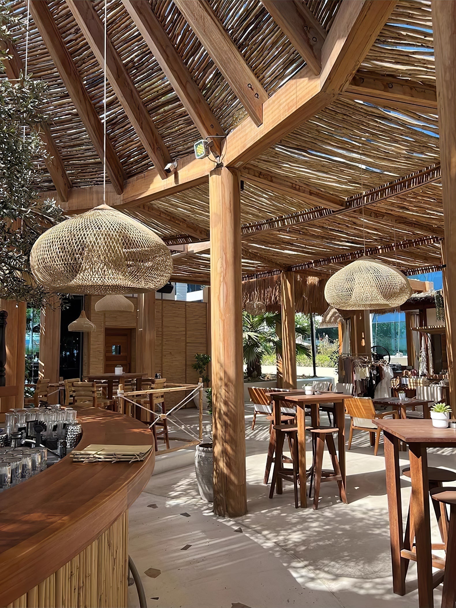 Natura Braided Rattan Pendant Lamp