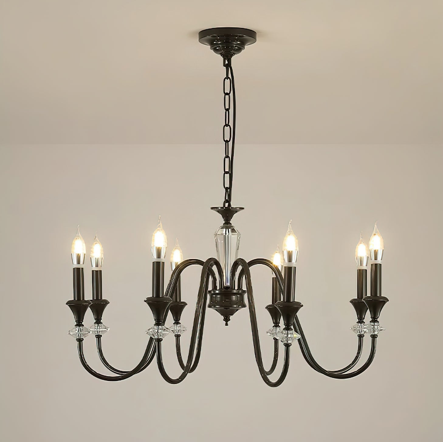 Noir Candelabra Chandelier - ZozHome