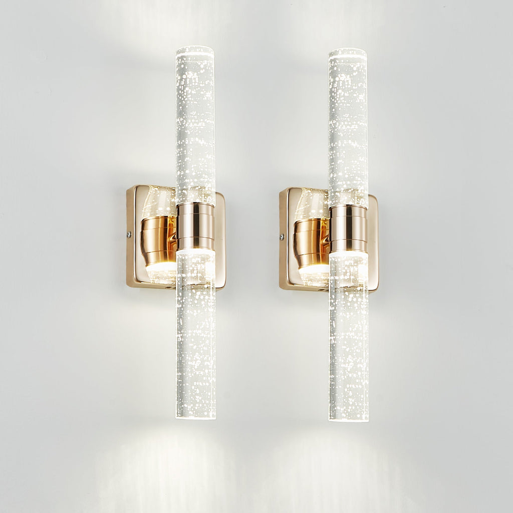 Nova Gold Crystal Wall Light