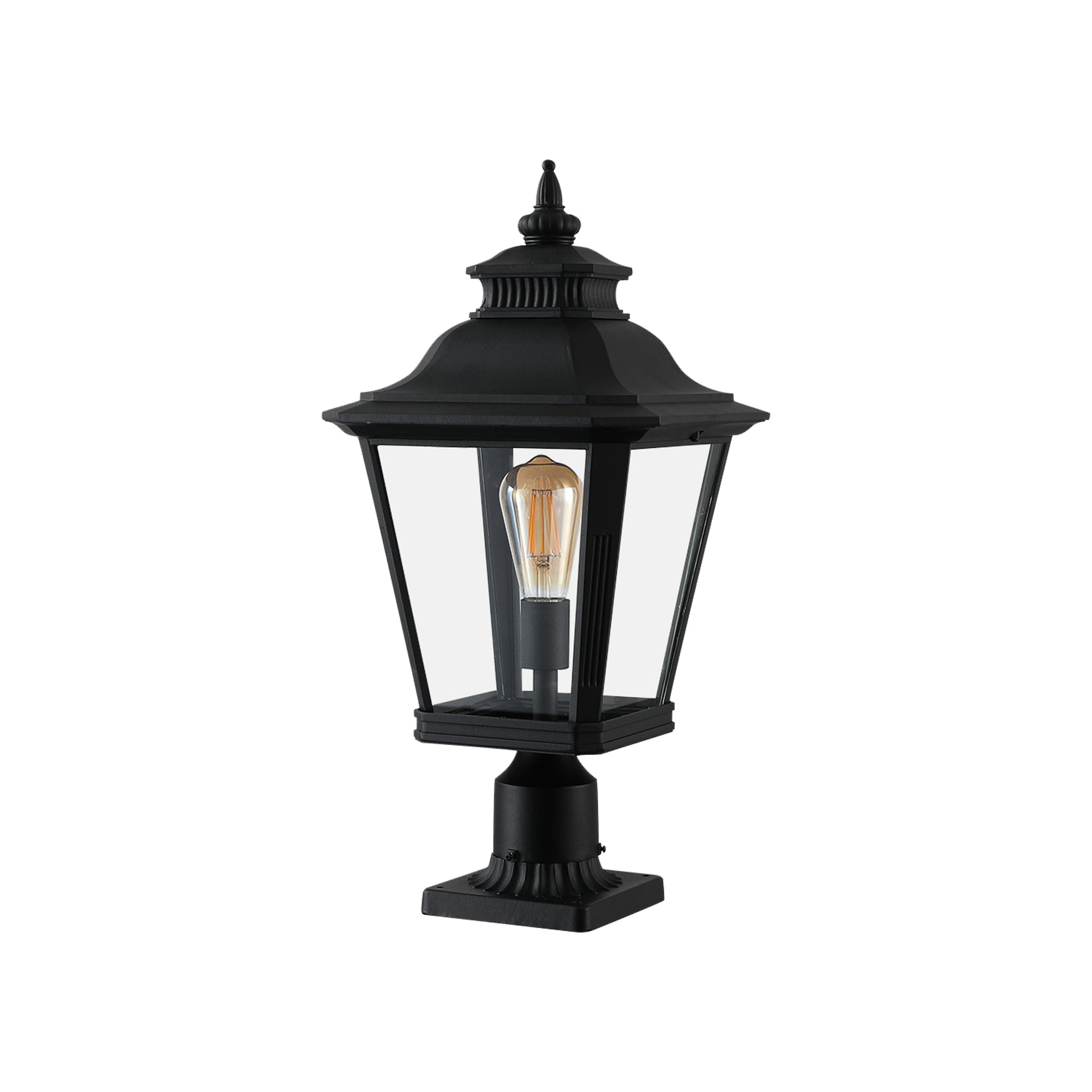 Outdoor Glass Column Head Lights