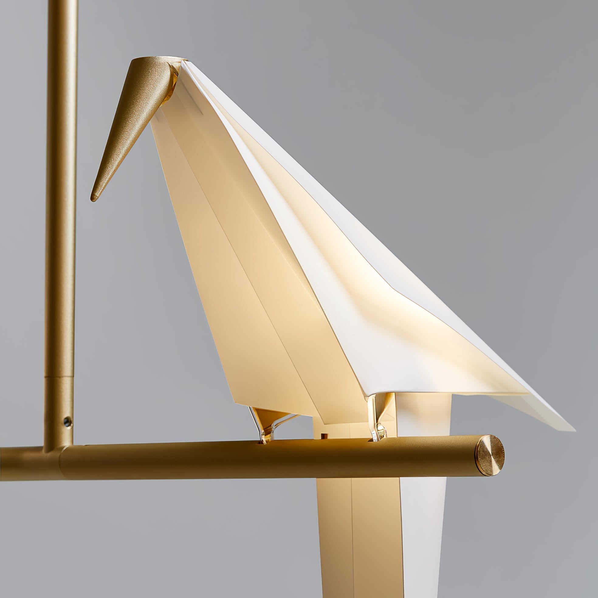 Paper Crane Bird LED Chandelier
