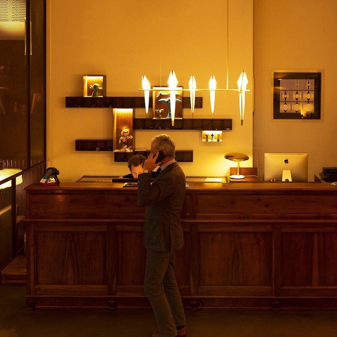 Paper Crane Bird LED Chandelier