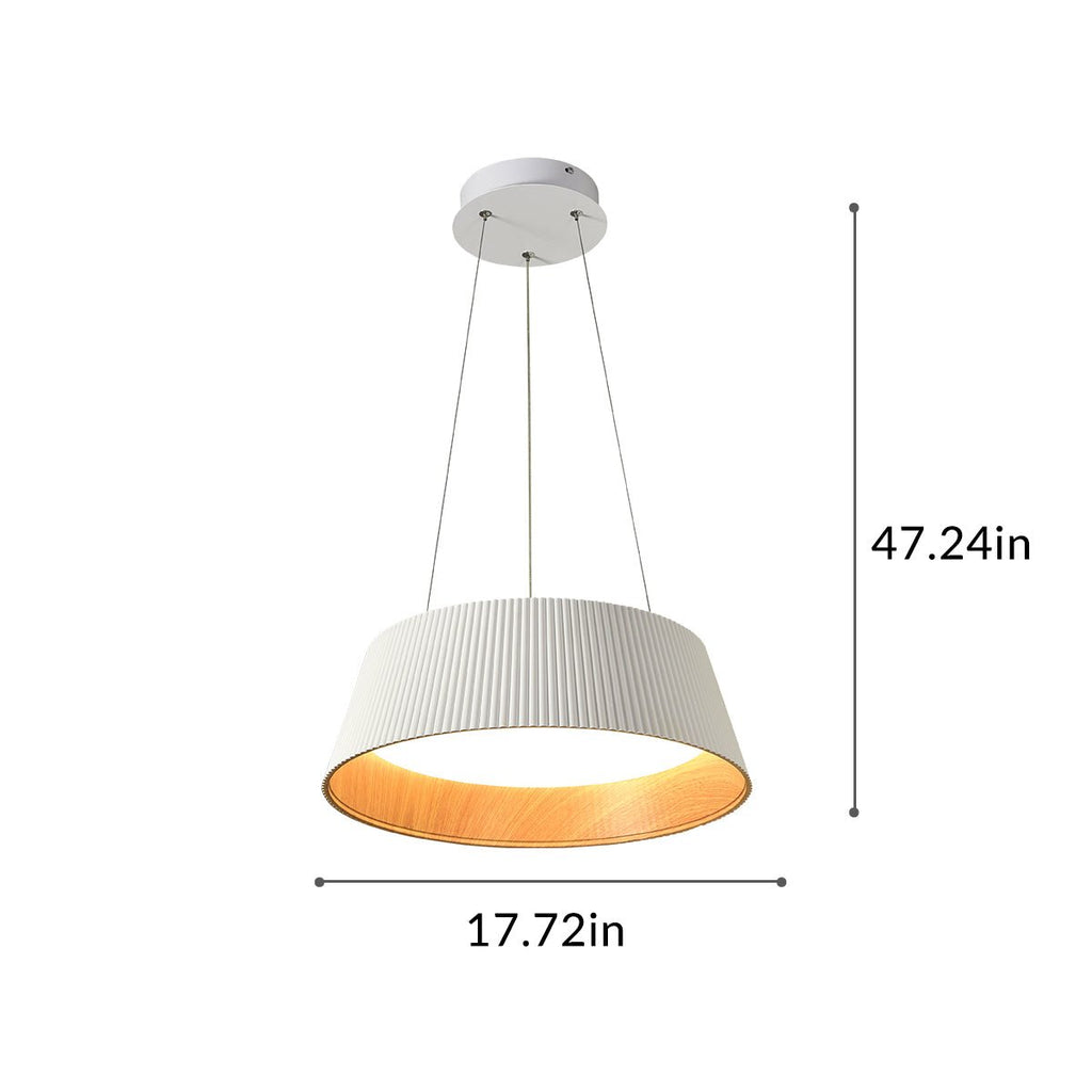 Paper Tube Pendant Light