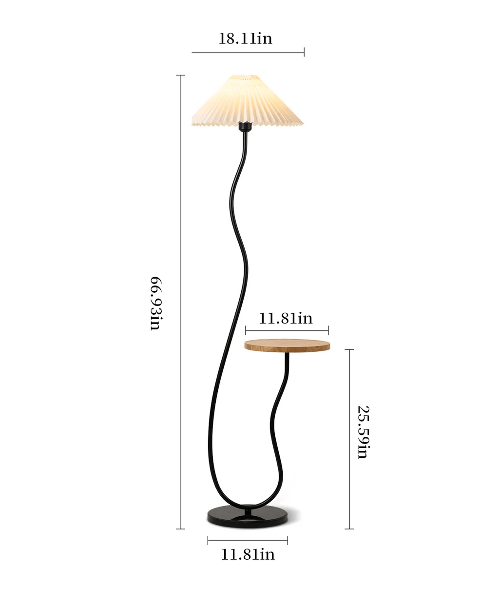 Pleated Floor Lamp
