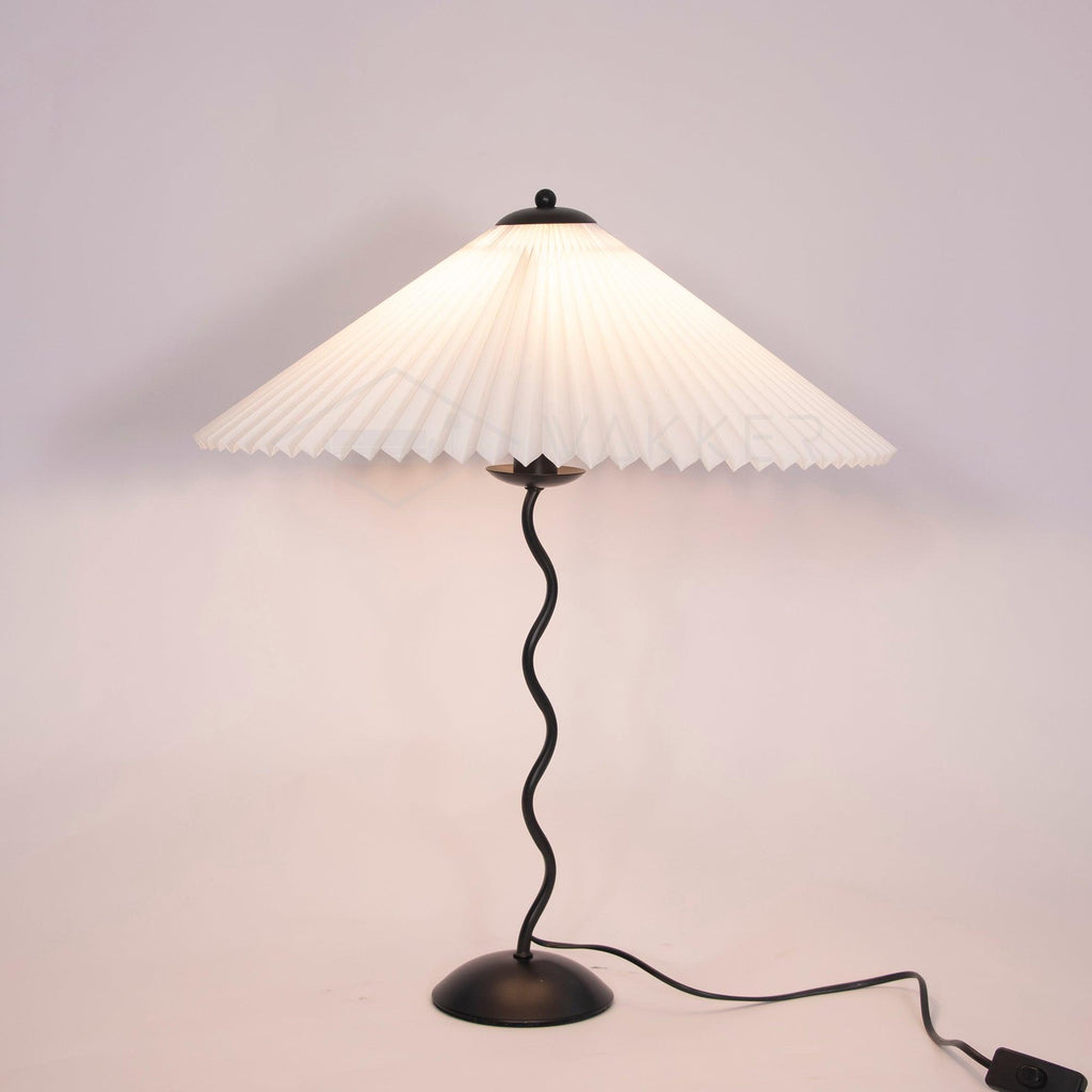 Pleated Table Lamp