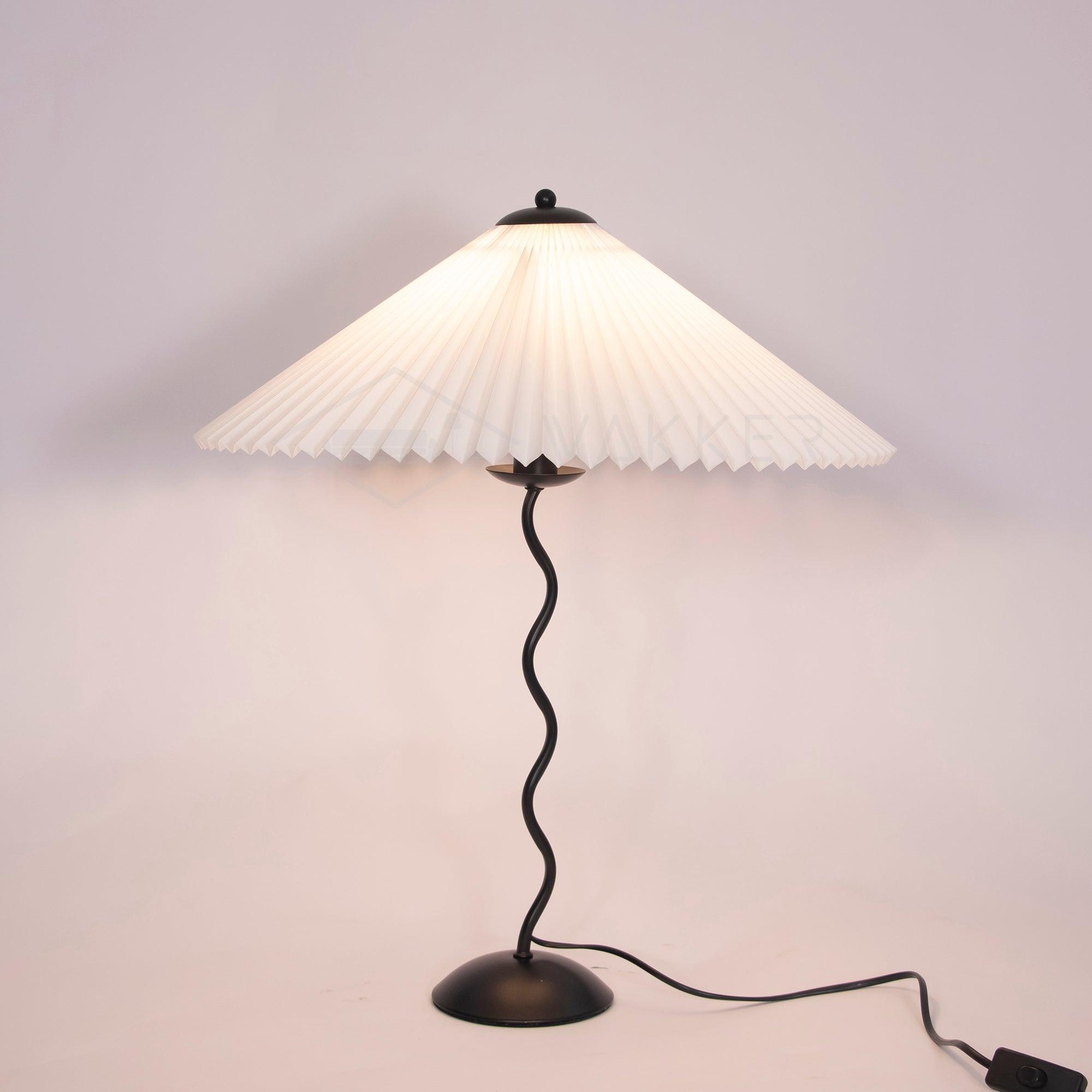 Pleated Table Lamp