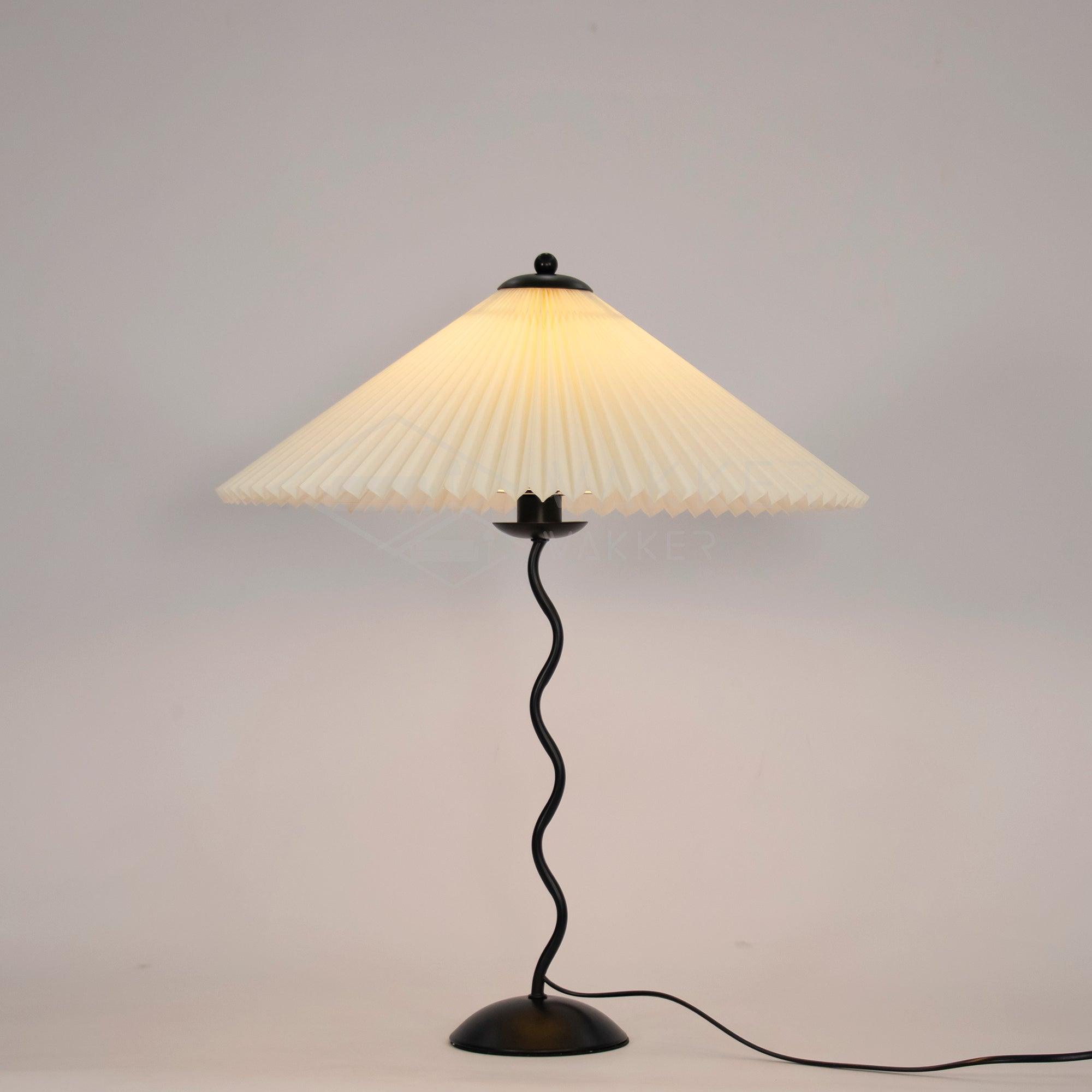 Pleated Table Lamp