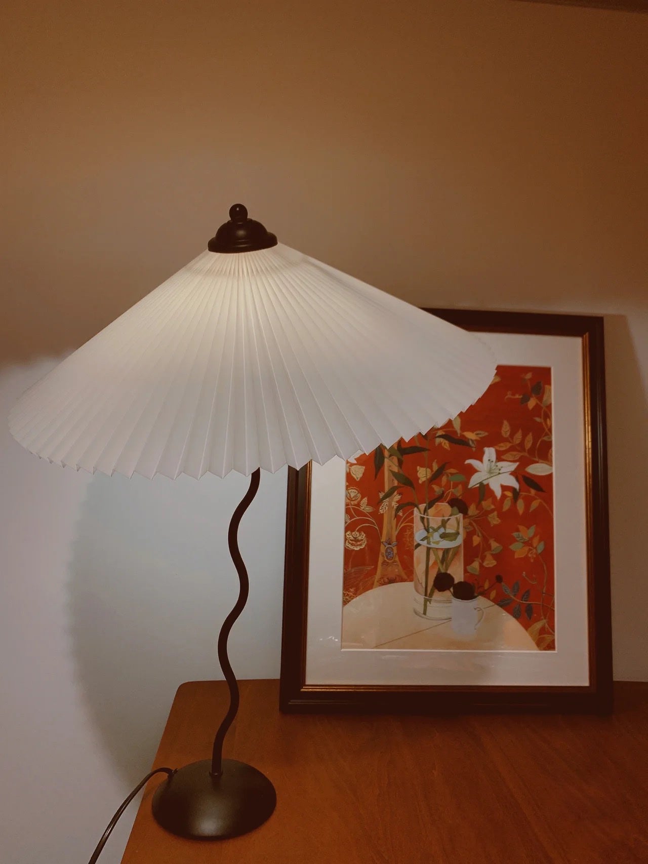 Pleated Table Lamp