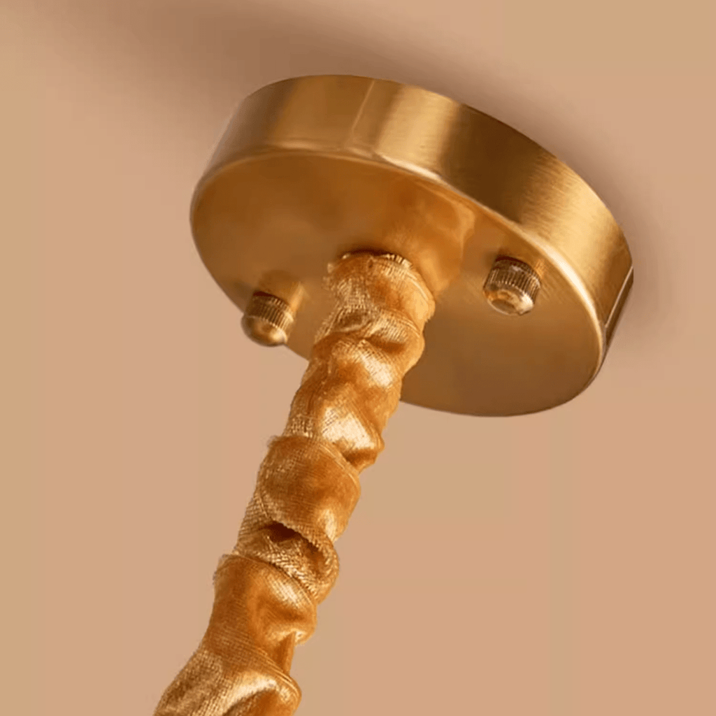 Radiant Feather Chandelier