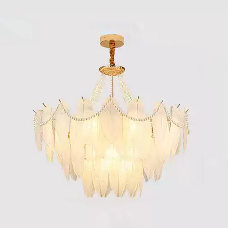 Radiant Feather Chandelier
