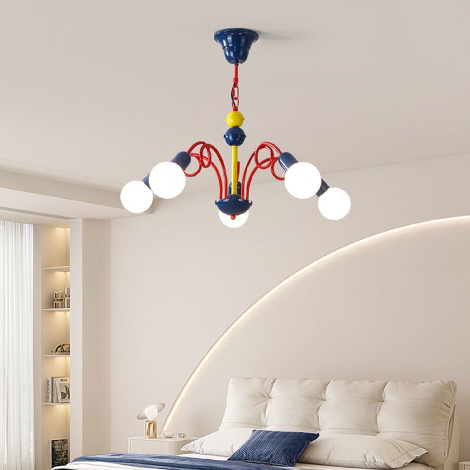 Red and Blue Chandelier - ZozHome
