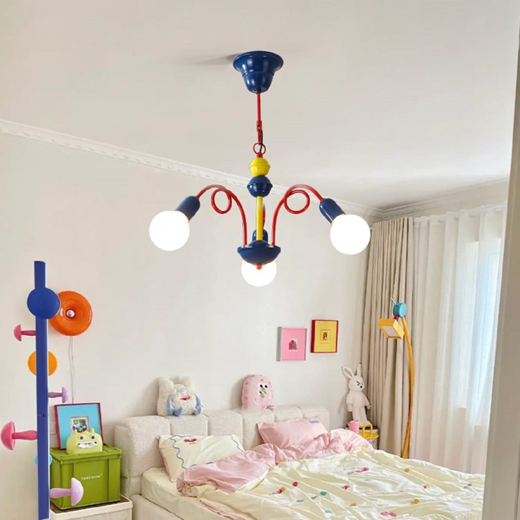 Red and Blue Chandelier - ZozHome