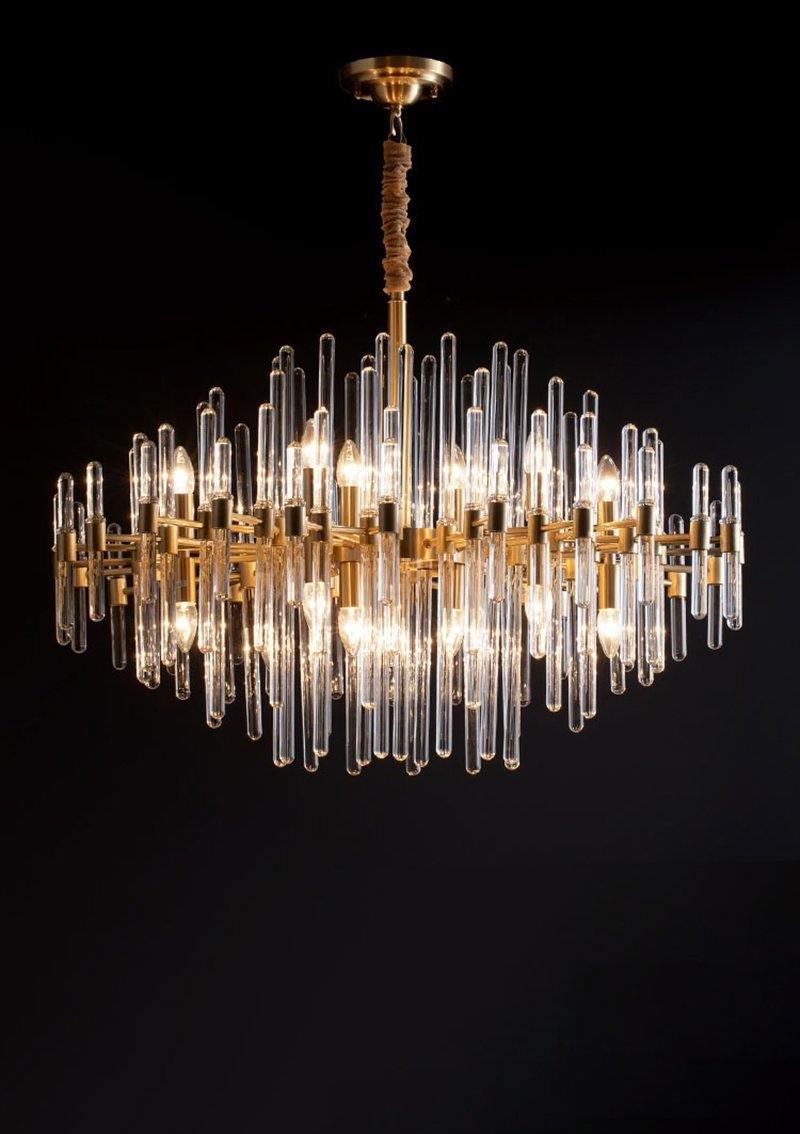 Regal Brass Chandelier
