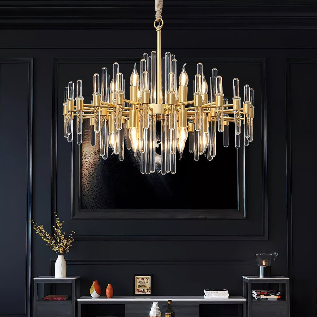 Regal Brass Chandelier
