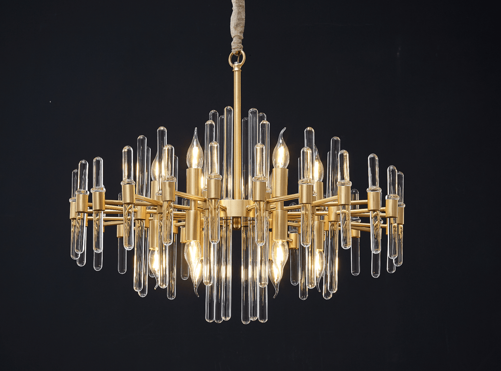 Regal Brass Chandelier