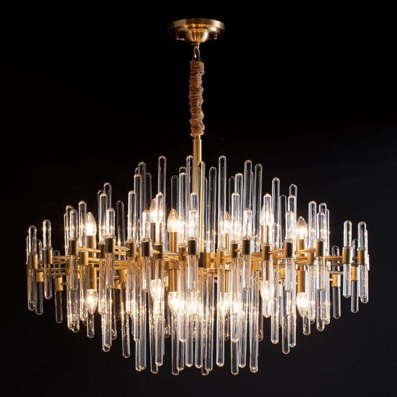 Regal Brass Chandelier