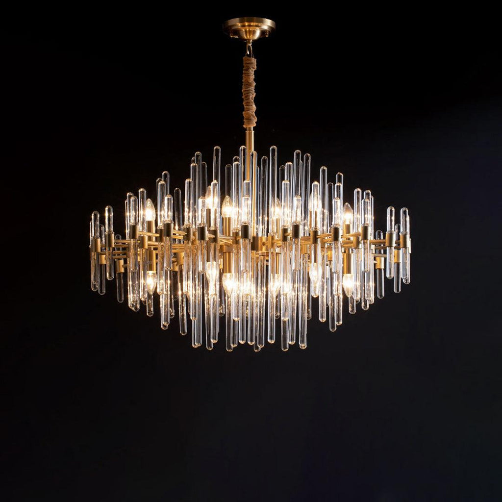 Regal Brass Chandelier