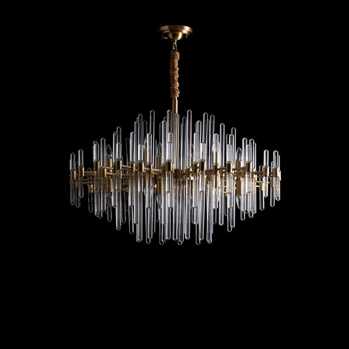 Regal Brass Chandelier