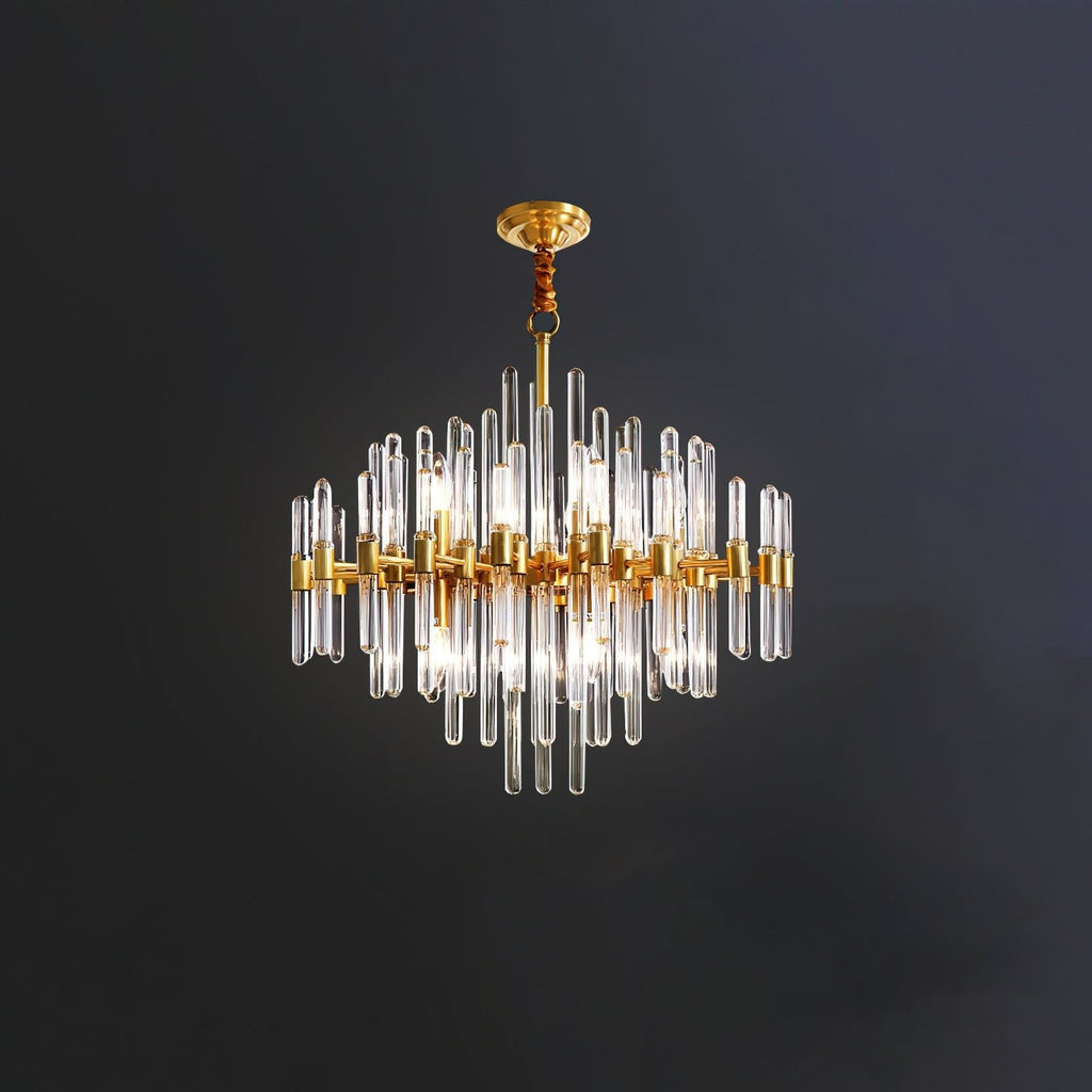 Regal Brass Chandelier