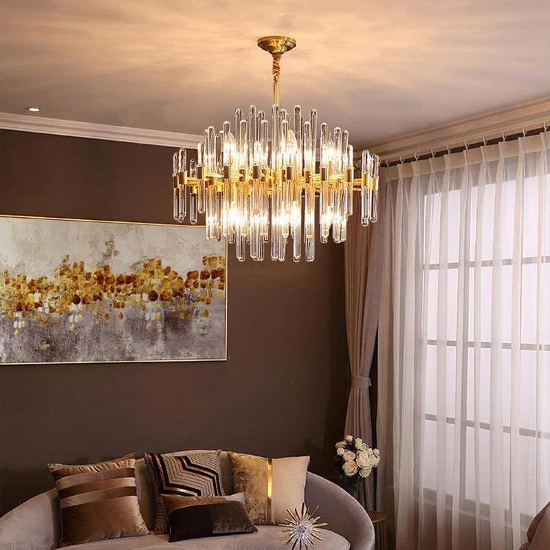 Regal Brass Chandelier