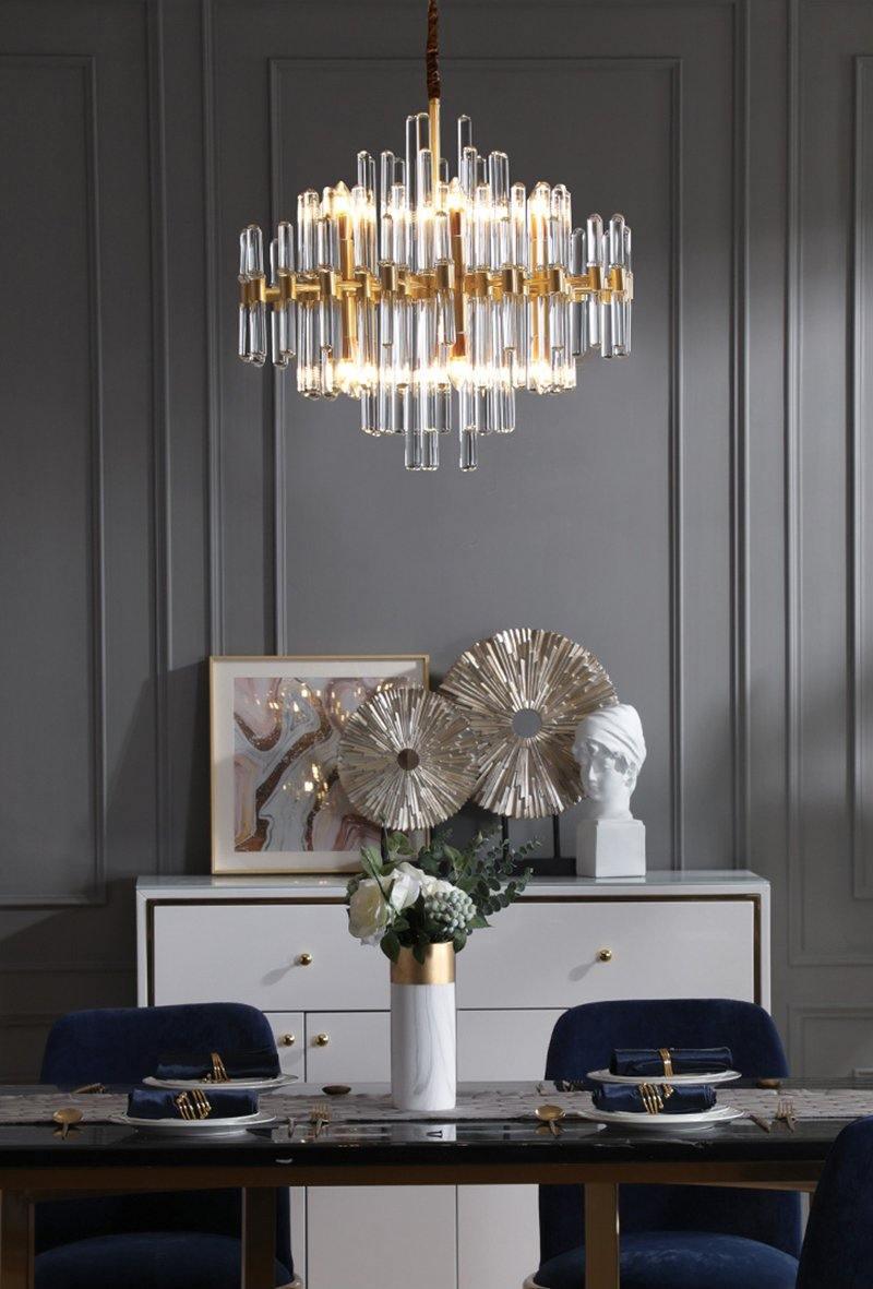 Regal Brass Chandelier