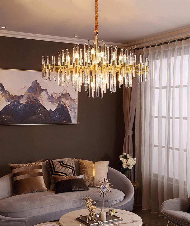 Regal Brass Chandelier