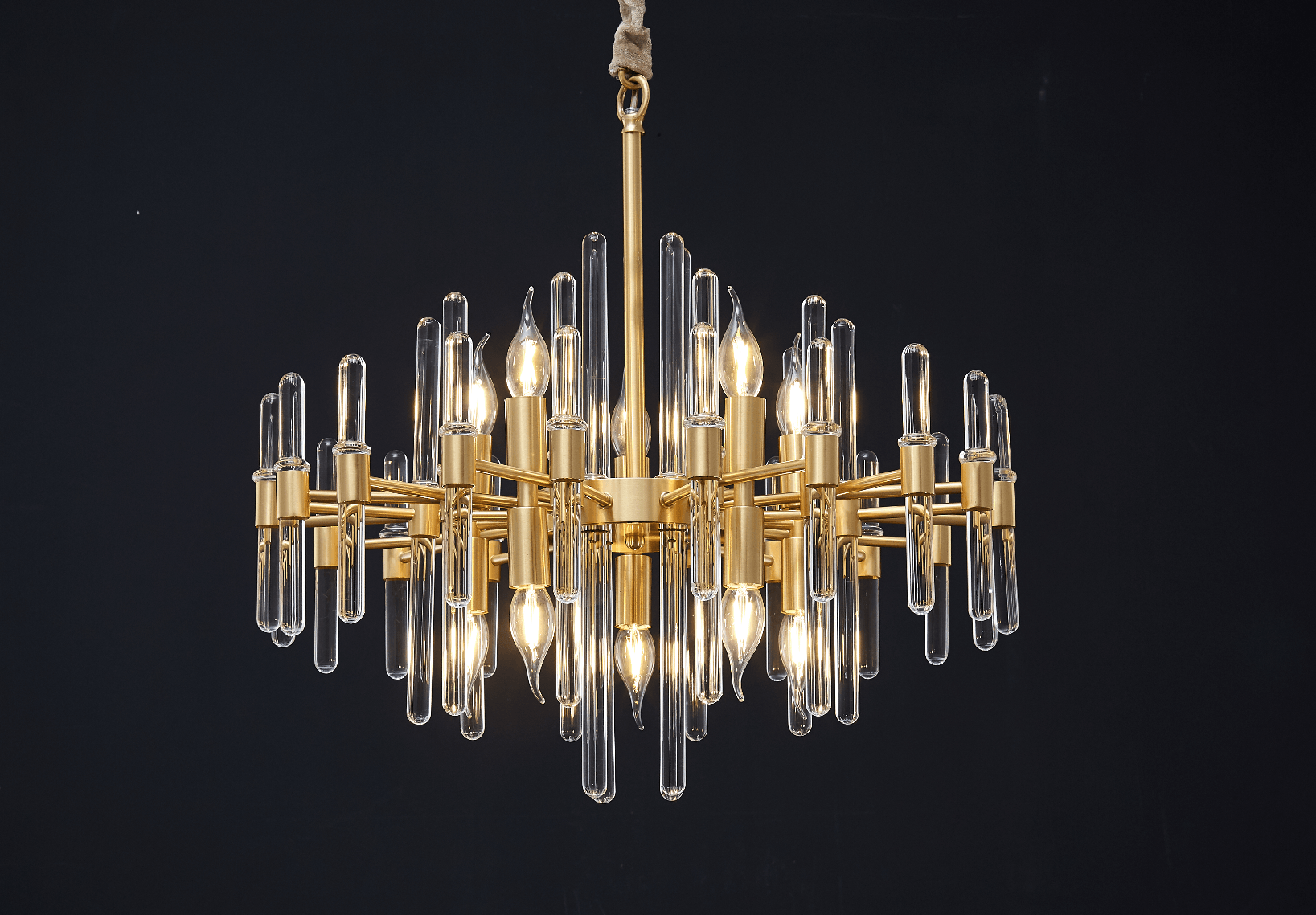 Regal Brass Chandelier